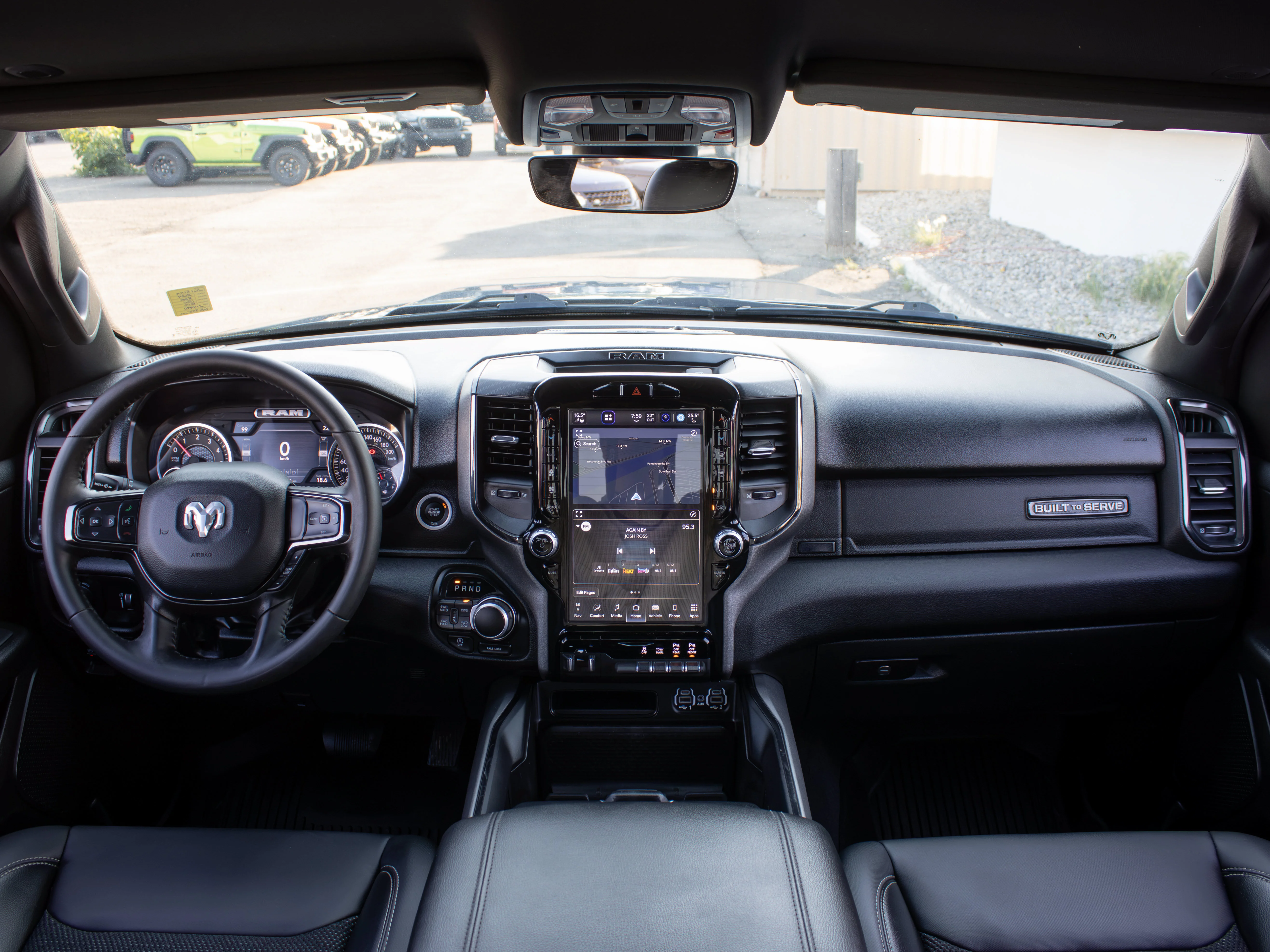 Used 2024 Blue RAM Big Horn* | 5.7L HEMI V8 | Heated Seats & Steering Wheel | 12 inches NAV Touchscreen image 3