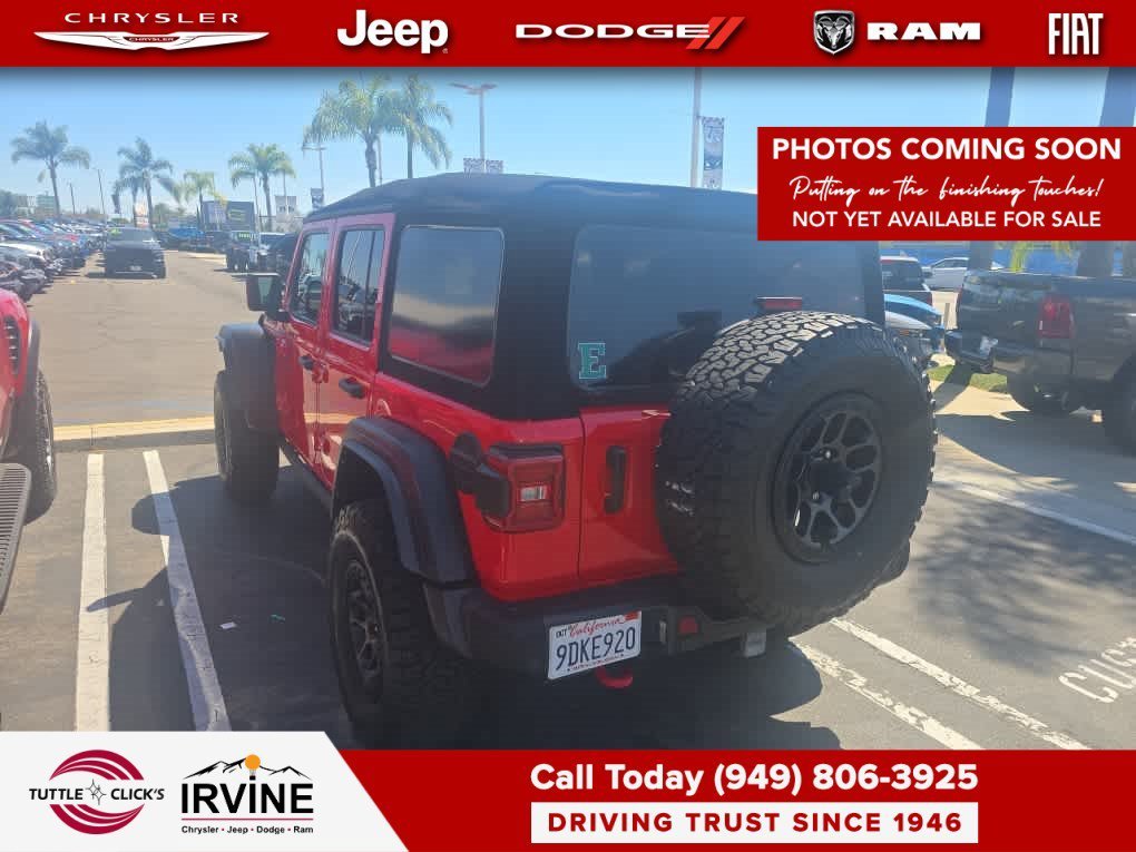 Used 2023 Firecracker Red Clearcoat Jeep Rubicon image 4