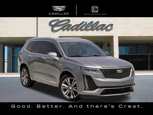 Used 2021 Satin Steel Metallic CADILLAC Premium Luxury image 1