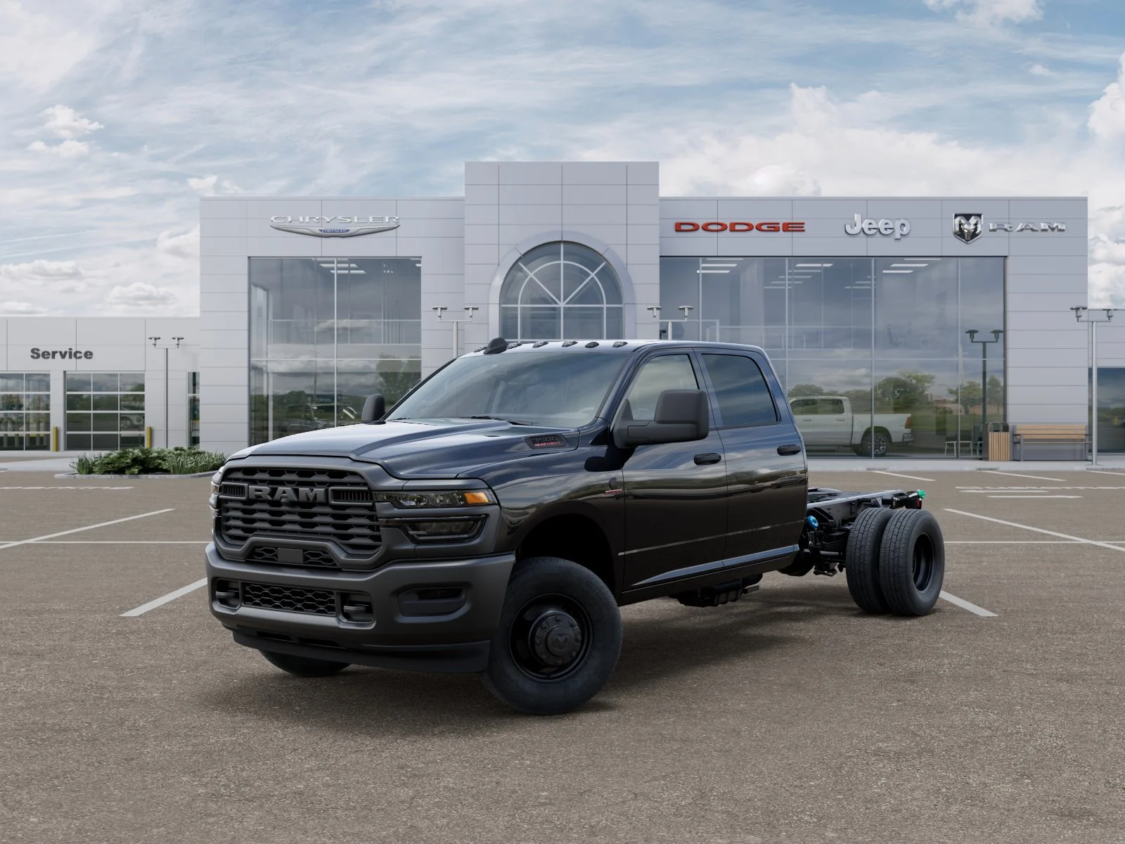 New 2026 Diamond Black Crystal Pearlcoat RAM Tradesman image 27