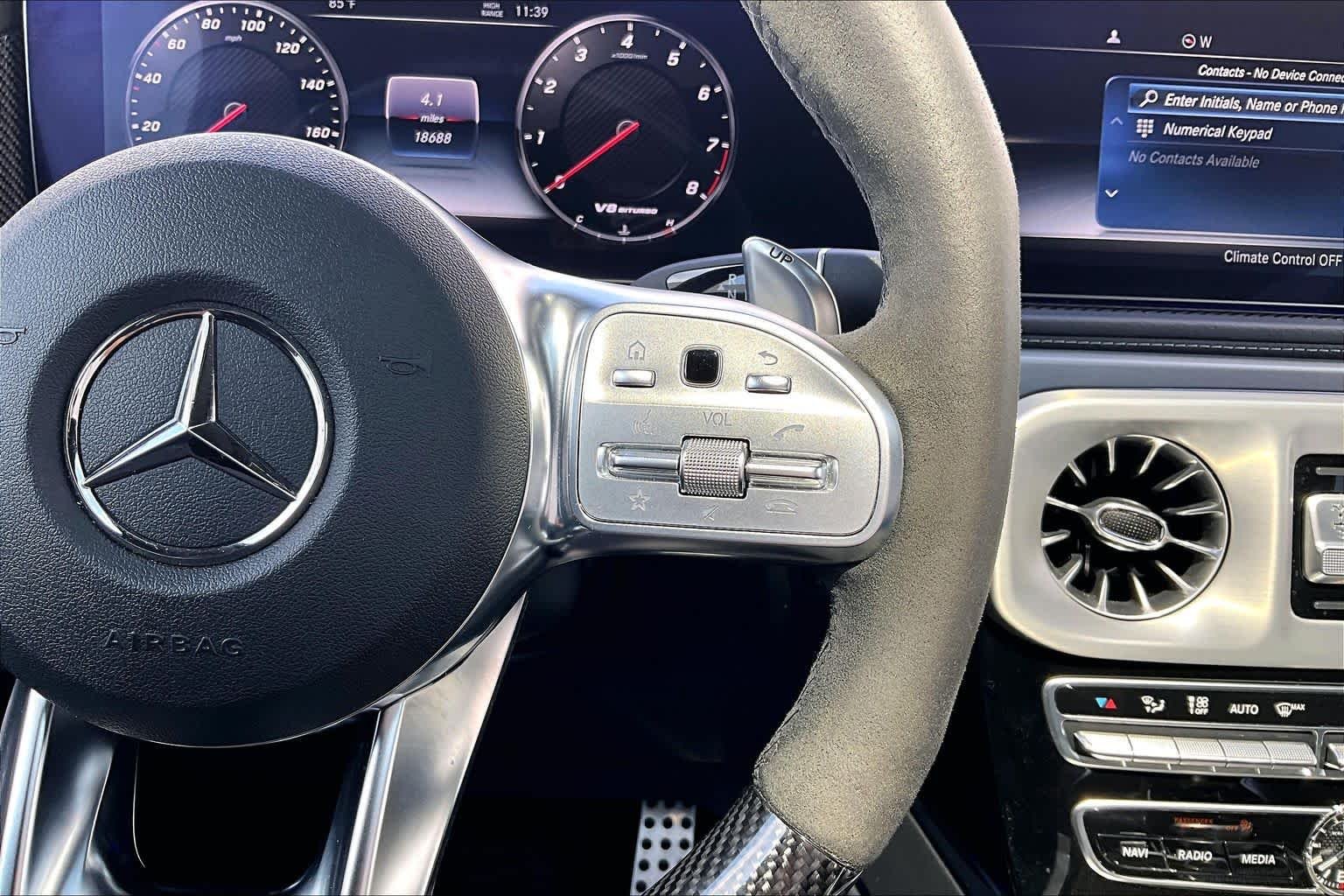 Used 2023 MANUFAKTUR Moonlight White Metallic Mercedes-Benz AMG® G 63 image 25