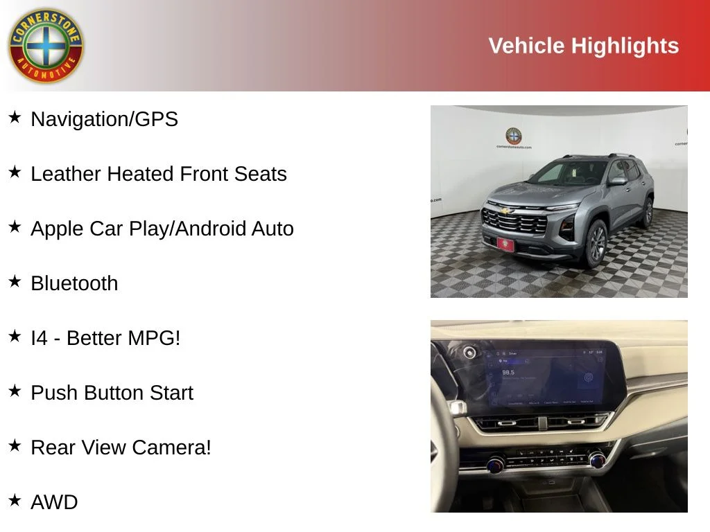 Used 2025 Chevrolet Equinox LT with VIN 3GNAXPEGXSL114843 for sale in Elk River, Minnesota