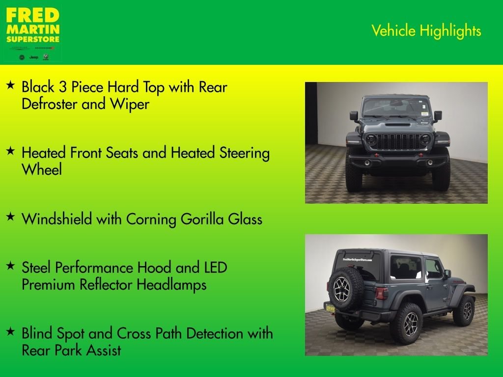 New 2026 Anvil Clear-Coat Exterior Paint Jeep Rubicon image 14