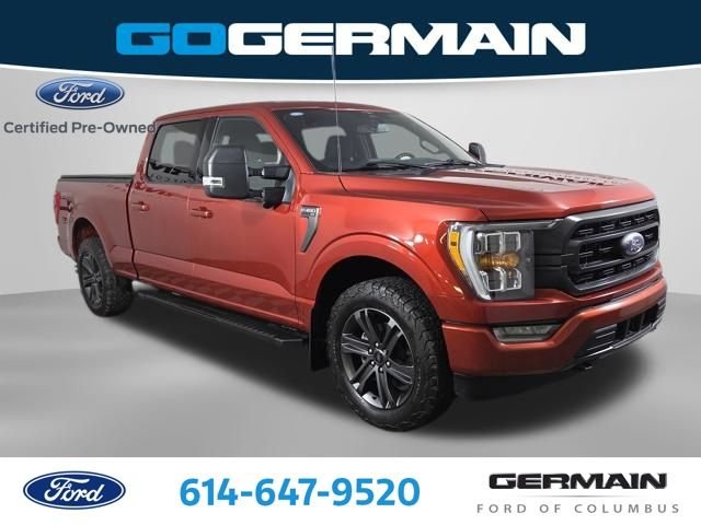 Certified Used 2023 Hot Pepper Red Metallic Tinted Clearcoat Ford XLT image 4