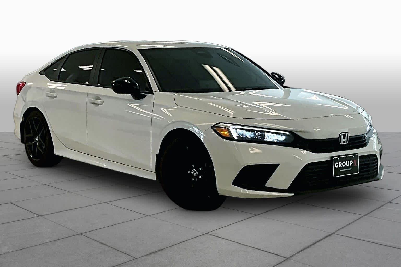 Used 2022 Platinum White Pearl Honda Sport image 2