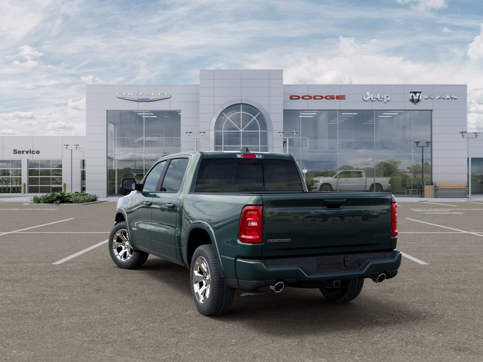 New 2026 Serrano-Green Metallic Exterior Paint RAM Big Horn/Lone Star image 34