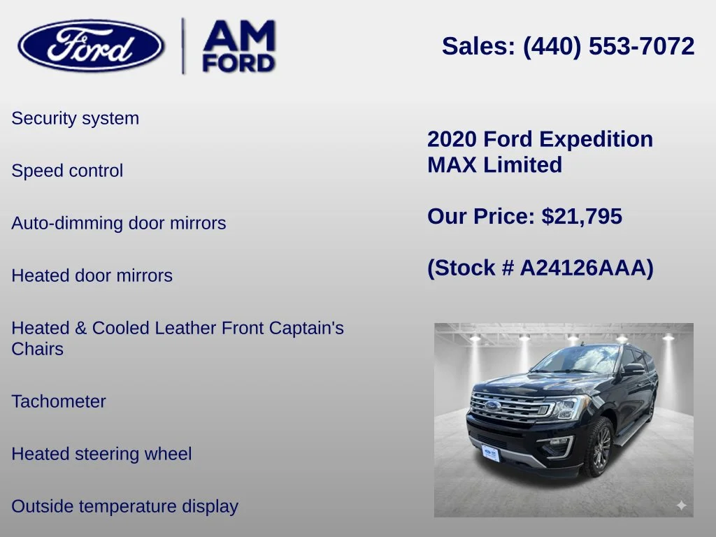 Used 2020 Black Ford Limited image 19