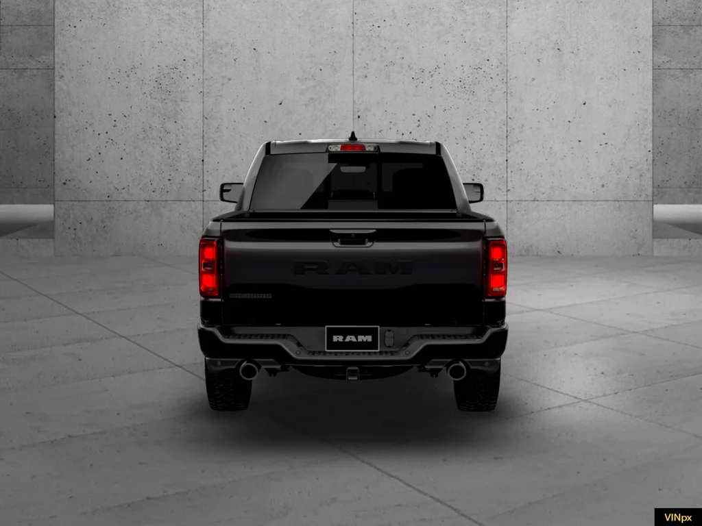 New 2026 Diamond Black Crystal Pearl-Coat Exterior Paint RAM Big Horn/Lone Star image 5