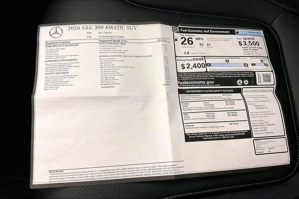 Used 2026 White Mercedes-Benz GLC 300 image 22
