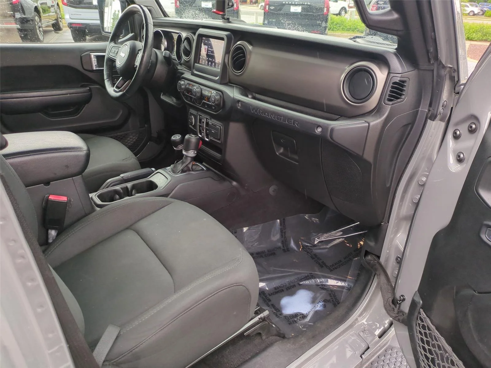Used 2021 Granite Crystal Metallic Clearcoat Jeep Unlimited Sport S image 38