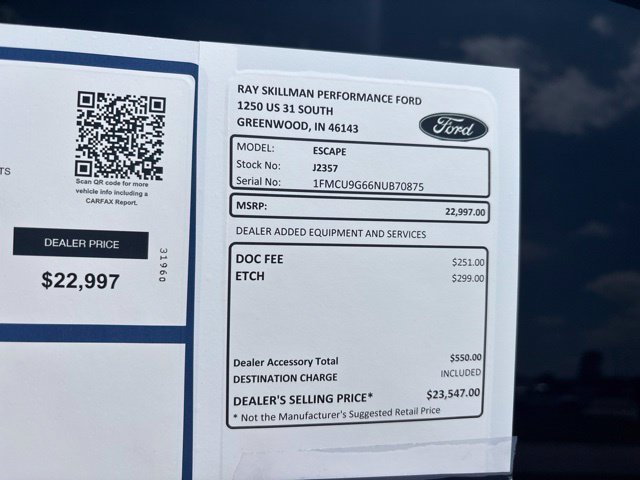 Certified Used 2022 Blue Ford SE image 3