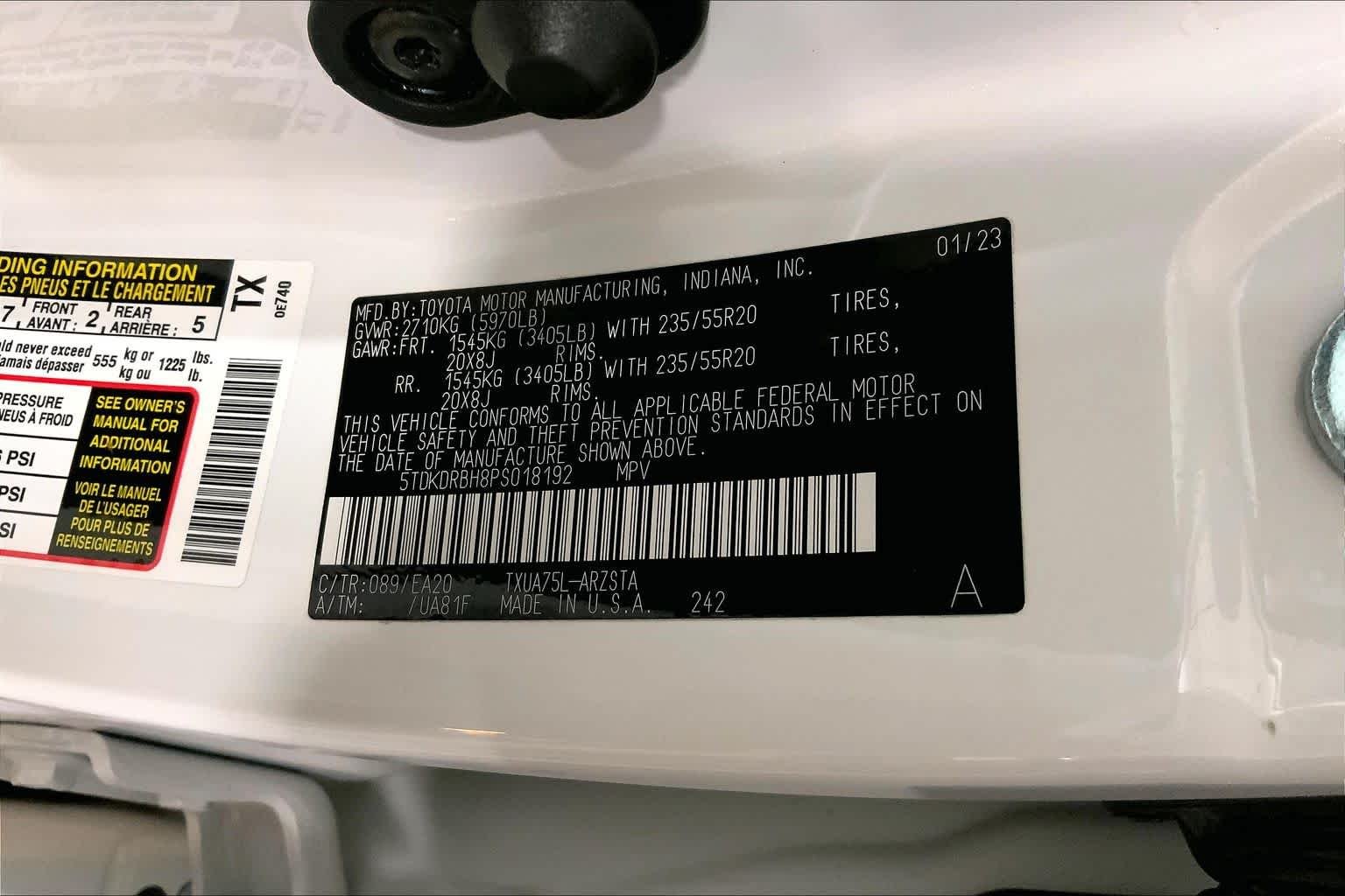 Used 2023 Wind Chill Pearl Toyota XSE image 37