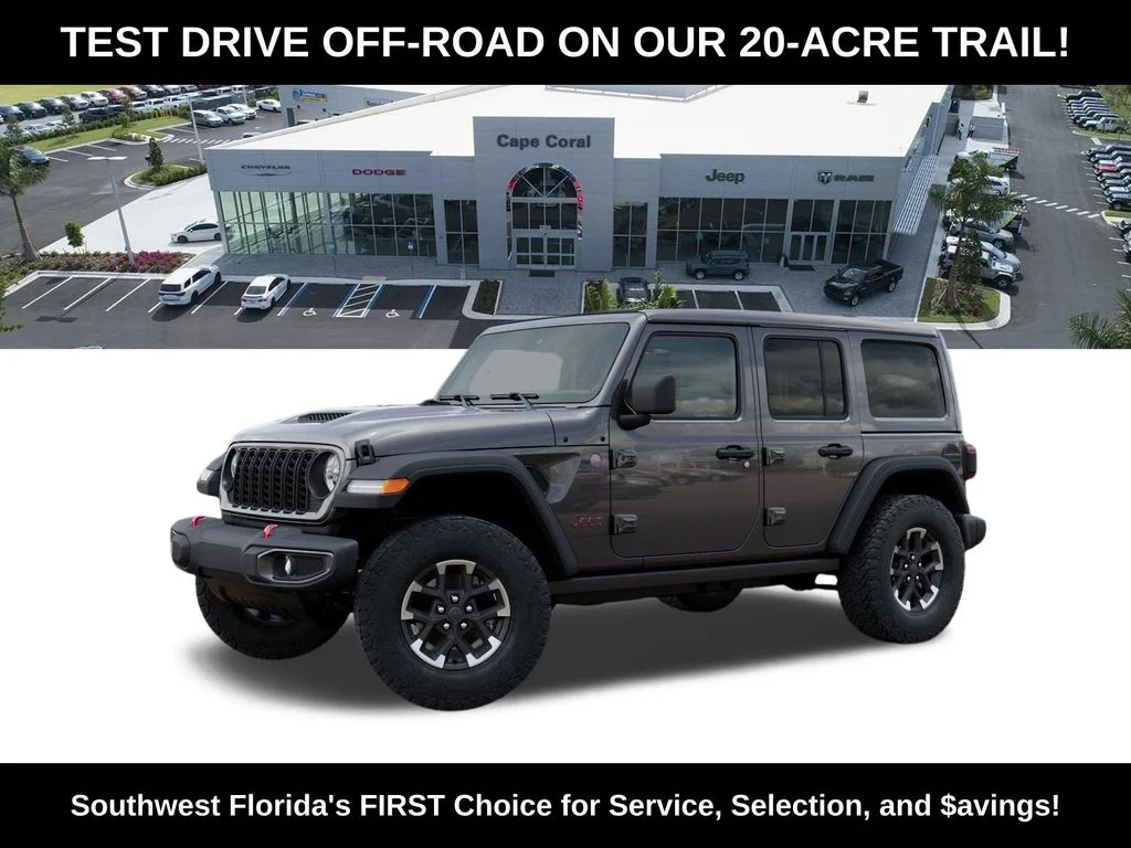 New 2026 Granite Crystal Metallic Clear-Coat Exterior Paint Jeep Rubicon image 2