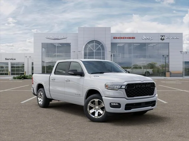 New 2025 Bright White Clear-Coat Exterior Paint RAM BIG HORN image 34