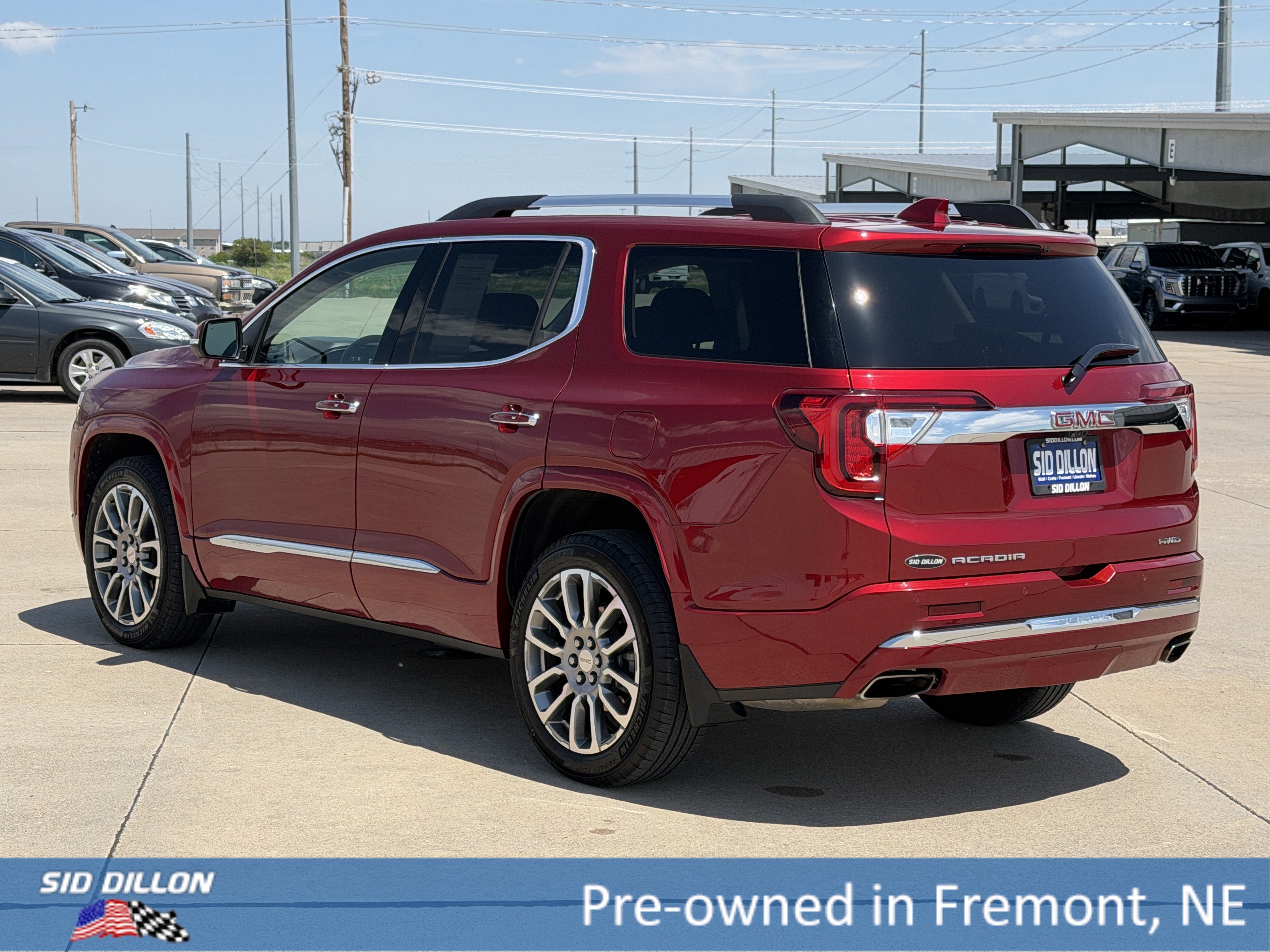 Used 2023 Volcanic Red Tintcoat GMC Denali image 7