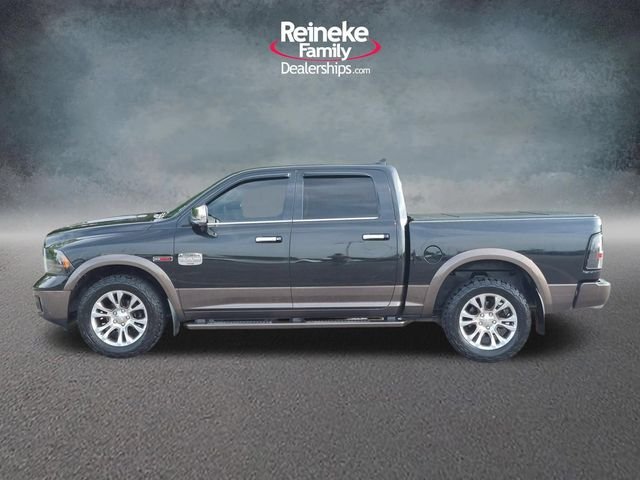 Used 2018 Brilliant Black Crystal Pearlcoat Ram Laramie Longhorn image 9
