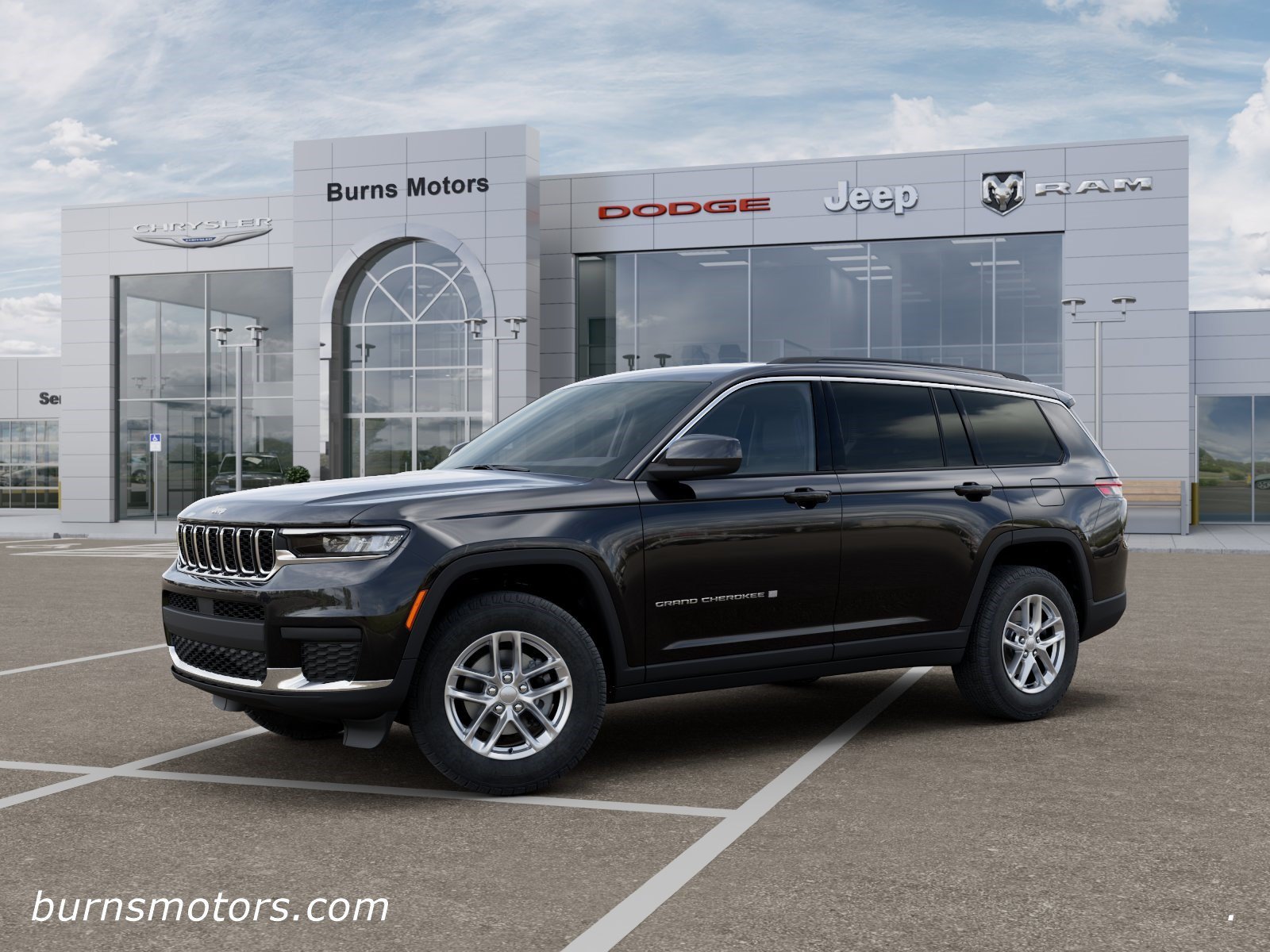 New 2026 Diamond Black Crystal Pearl-Coat Exterior Paint Jeep Laredo image 2