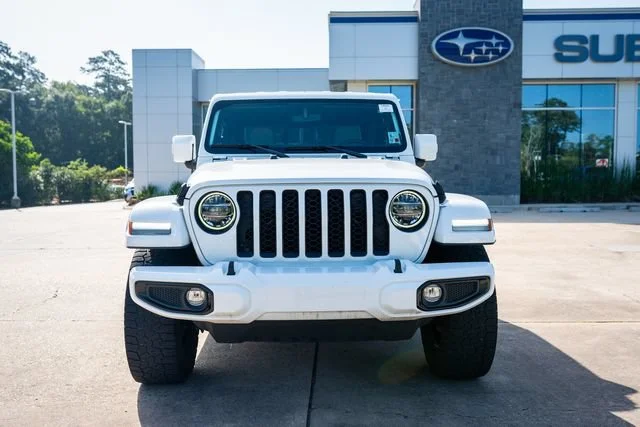 Used 2022 Bright White Clearcoat Jeep High Altitude image 12