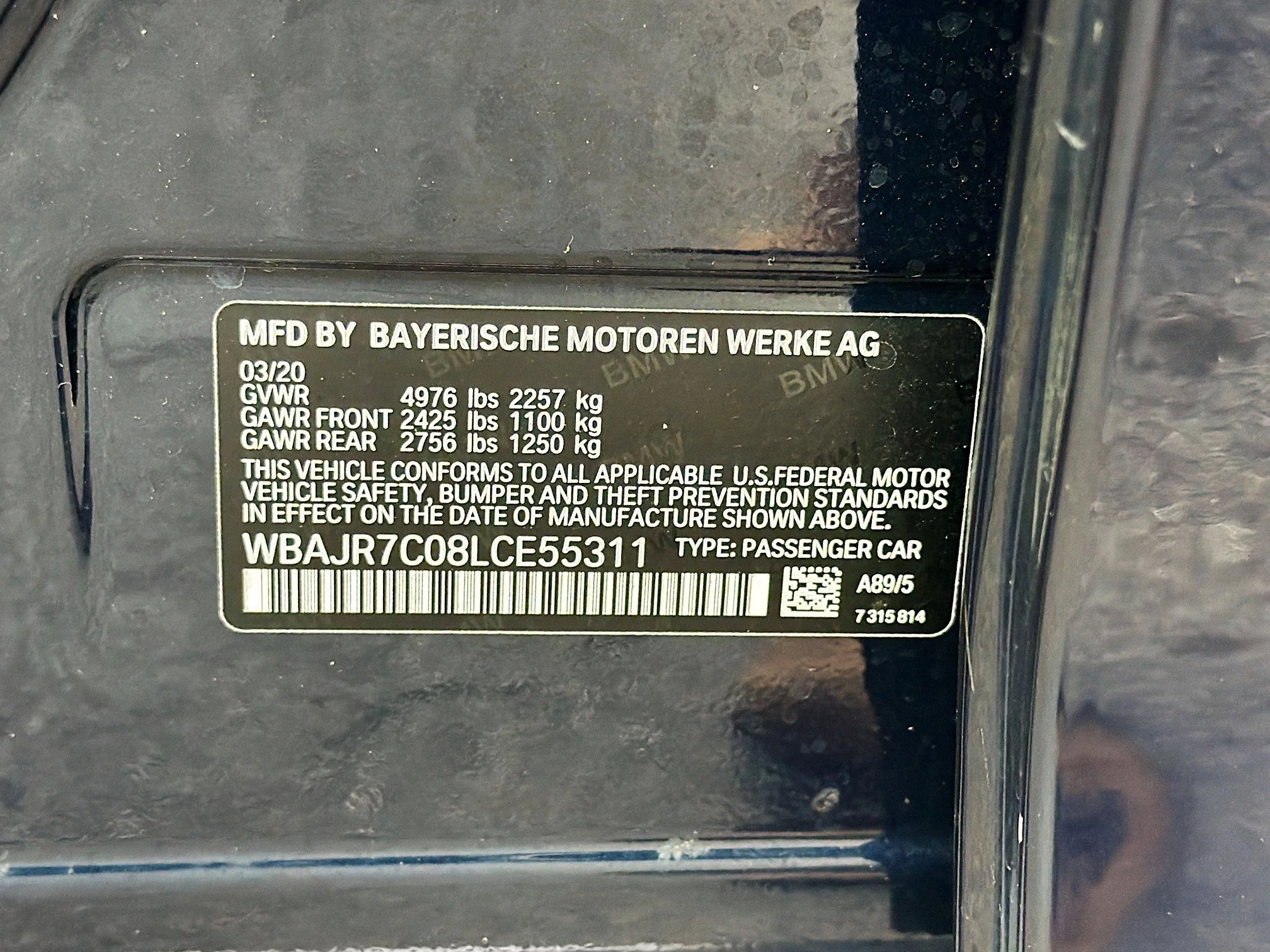Used 2020 Imperial Blue Metallic BMW 530i xDrive image 42