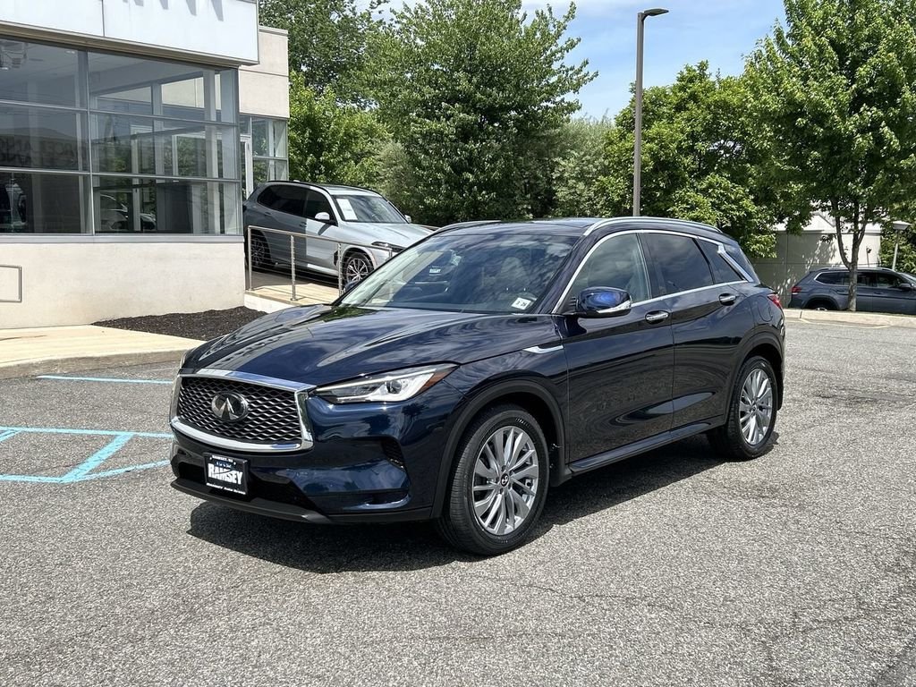 Certified Used 2023 Blue INFINITI LUXE image 1