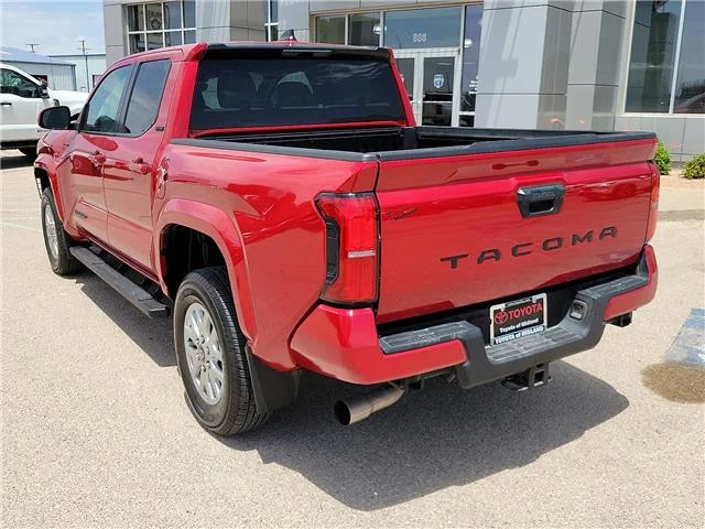 Used 2024 Supersonic-Red Toyota SR5 4x2 Double Cab 5 ft. box image 2