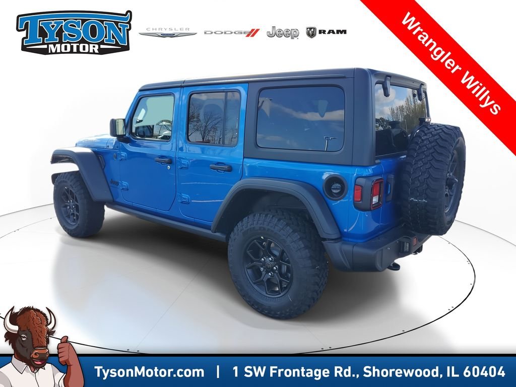New 2026 Hydro Blue Pearlcoat Jeep Willys image 2