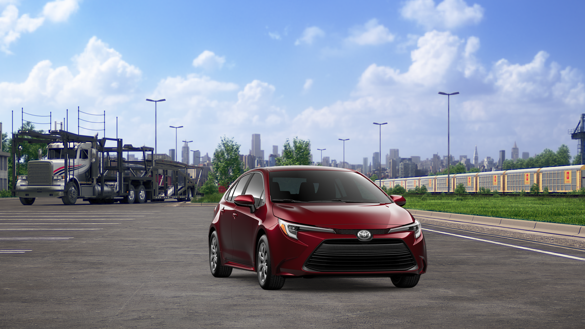New 2026 Ruby Flare Pearl Toyota Hybrid LE image 16