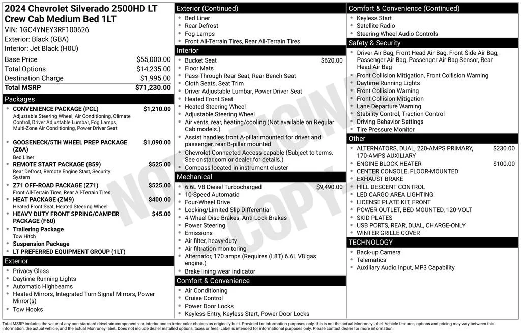Used 2024 Black Chevrolet LT image 8
