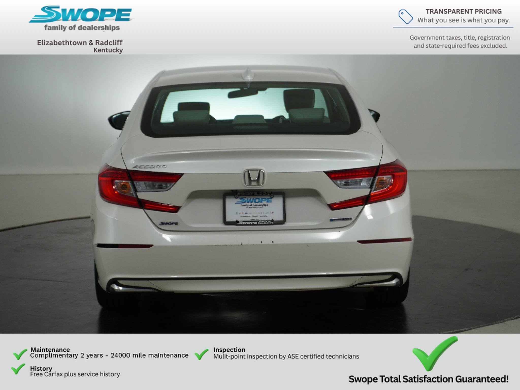 Used 2018 White Orchid Pearl Honda Base image 4