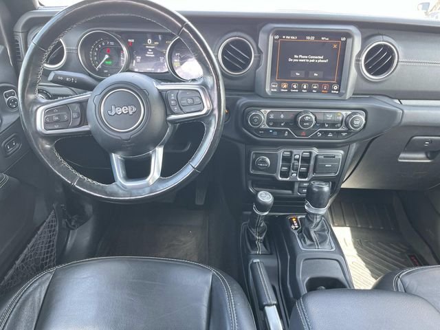Used 2021 Gray Jeep Unlimited Sahara 4xe image 12