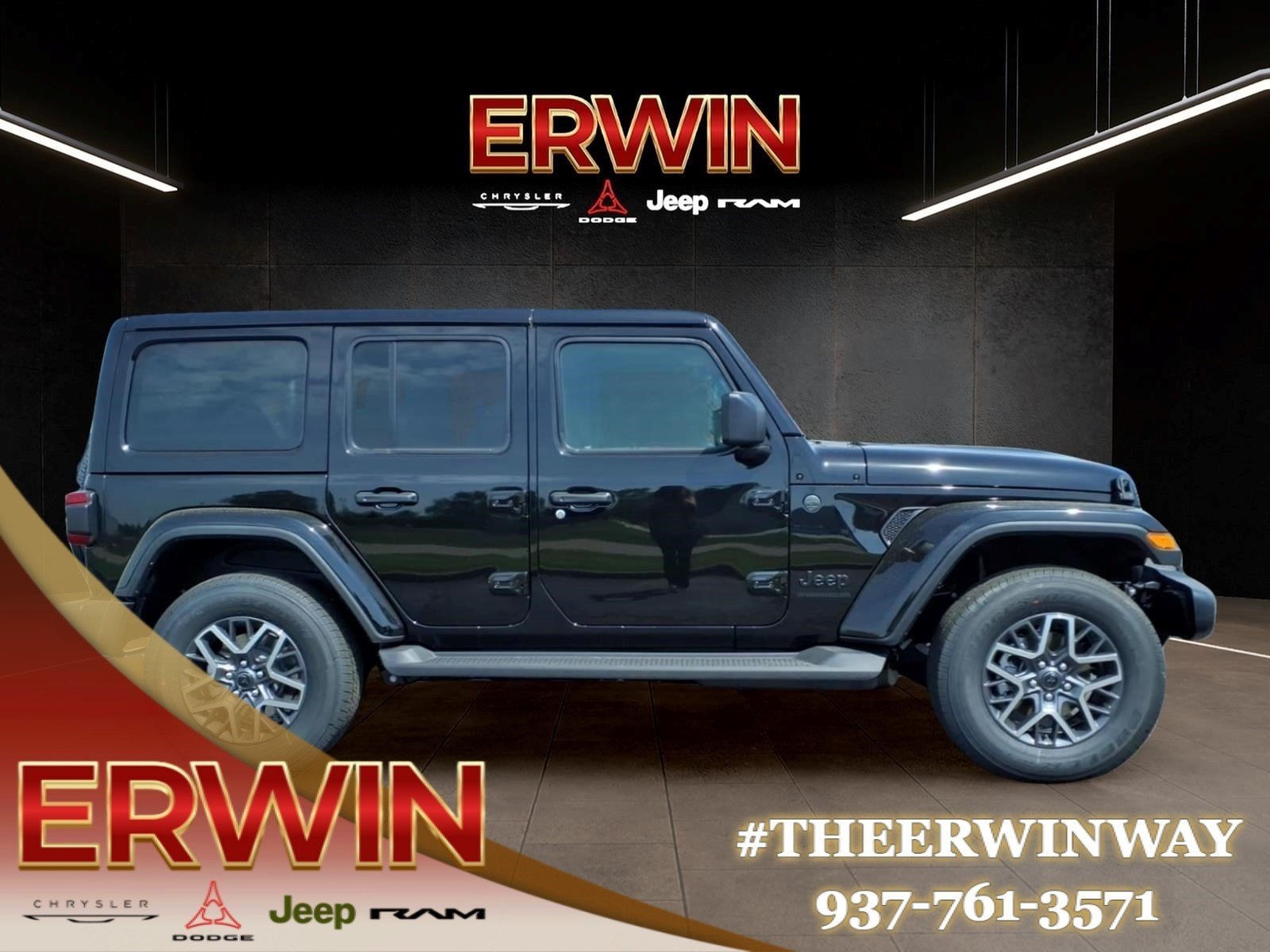 New 2026 Black Clear-Coat Exterior Paint Jeep Sahara image 6