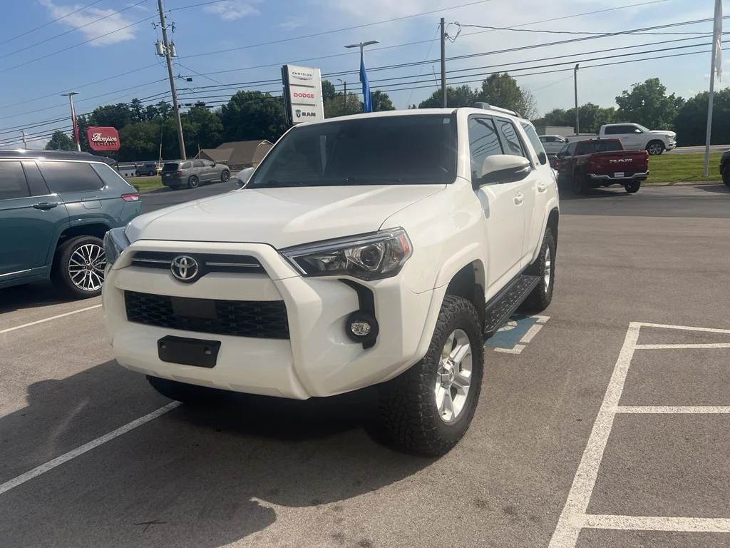 Used 2021 Super White Toyota SR5 Premium image 1