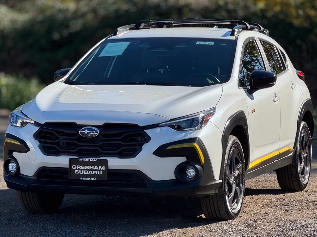 Certified Used 2025 White Subaru Sport image 3