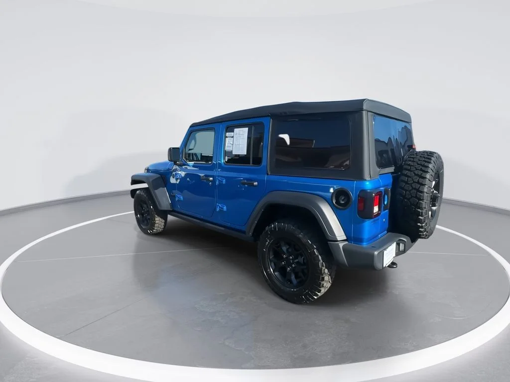 Used 2022 Blue Jeep Unlimited Willys image 6