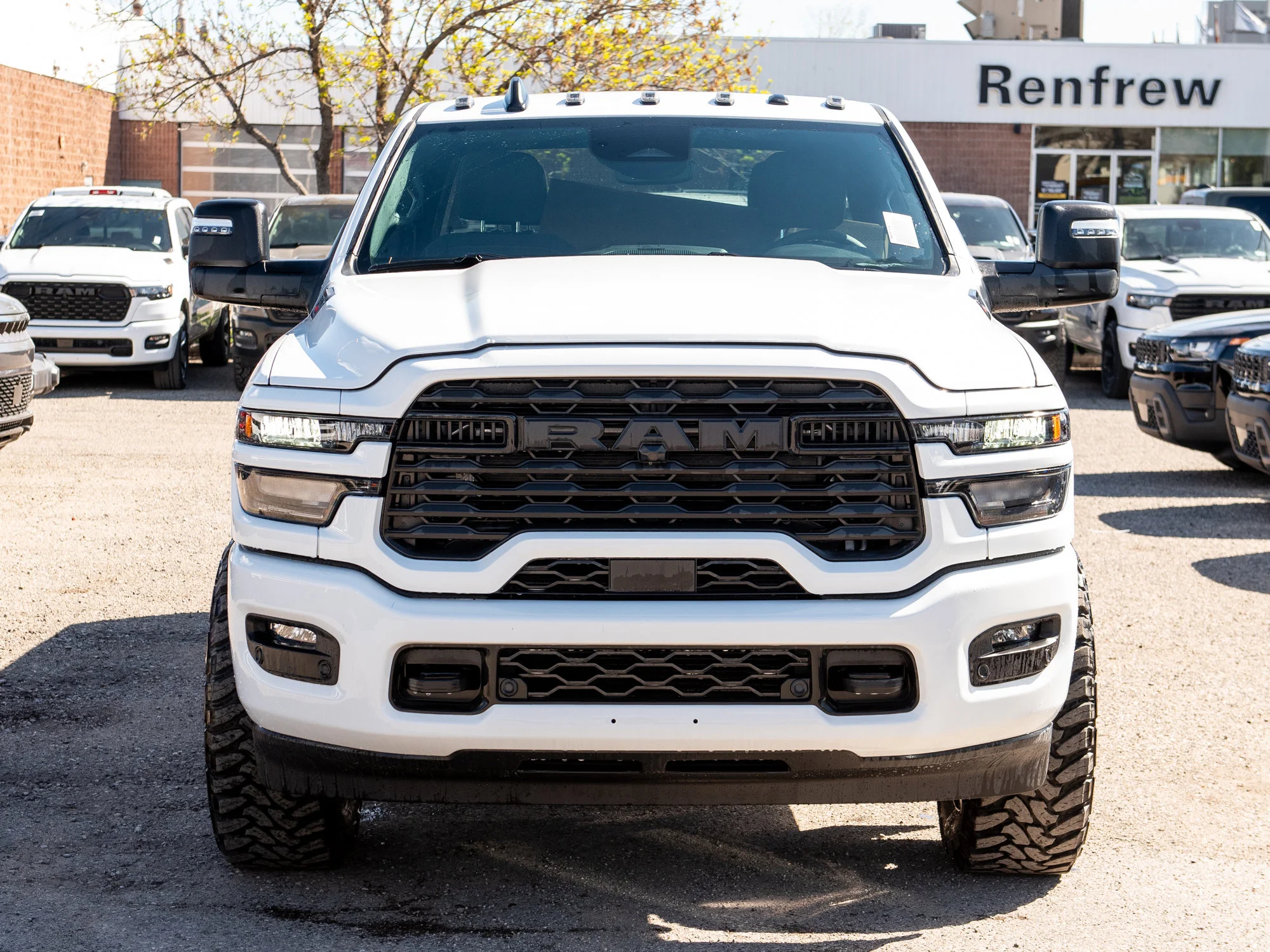 New 2026 White RAM Big Horn*, 35 Inch Tires, 20 Inch Toyos image 9