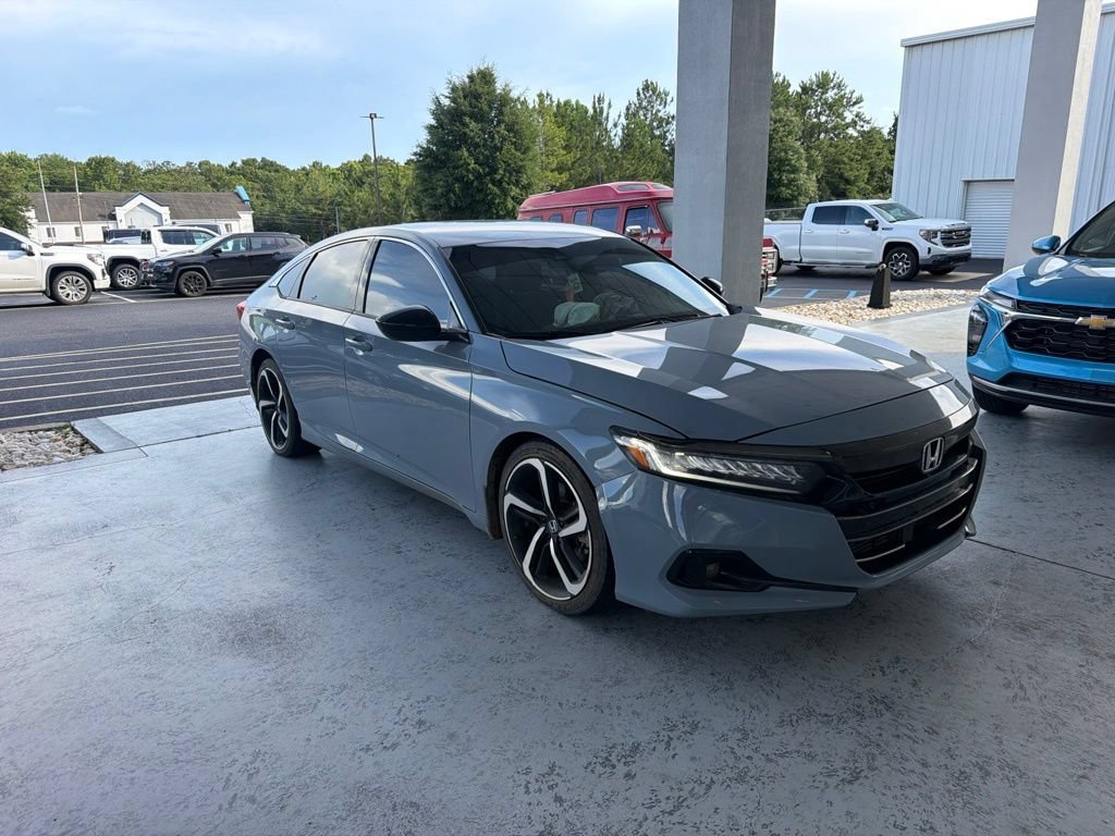 Used 2021 Gray Honda Sport image 2