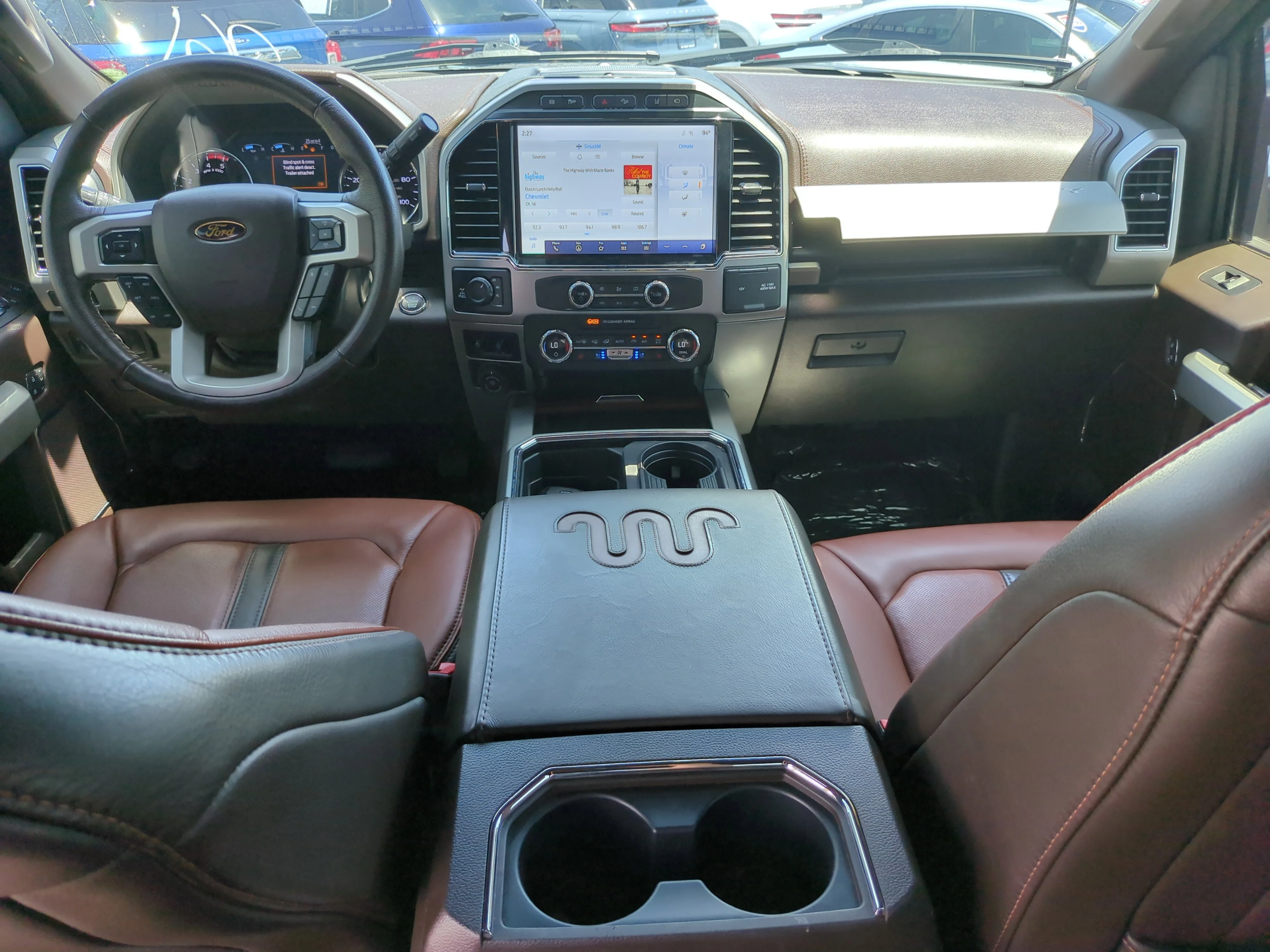 Used 2022 Agate Black Metallic Ford King Ranch image 14