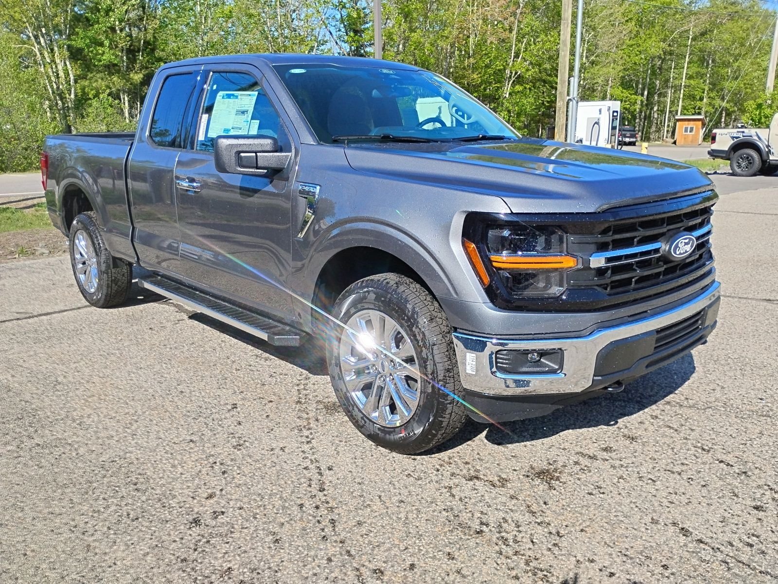 New 2026 Carbonized Gray Metallic Ford XLT image 1