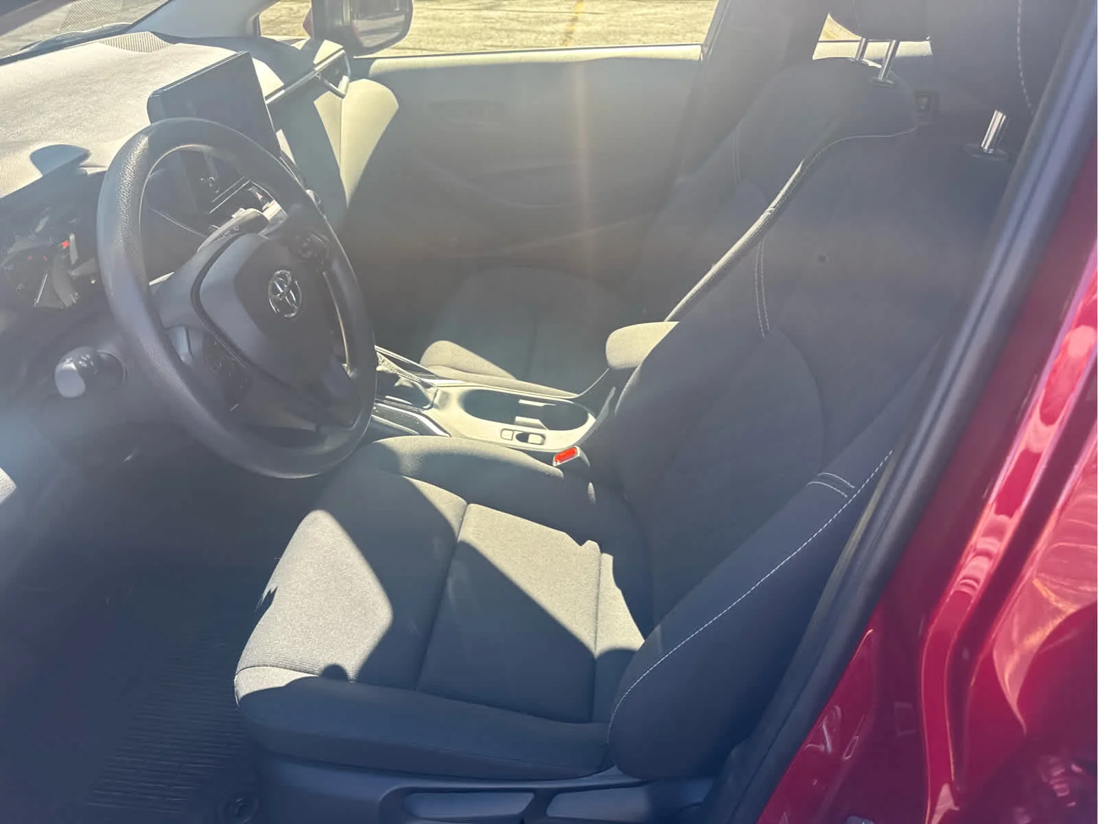 Used 2024 Ruby Flare Pearl Toyota LE image 9