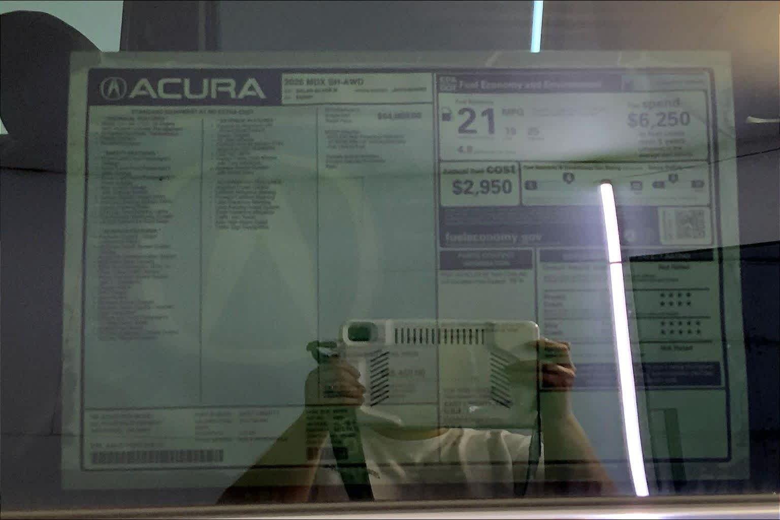 New 2026 Solar Silver Metallic Acura BASE image 19