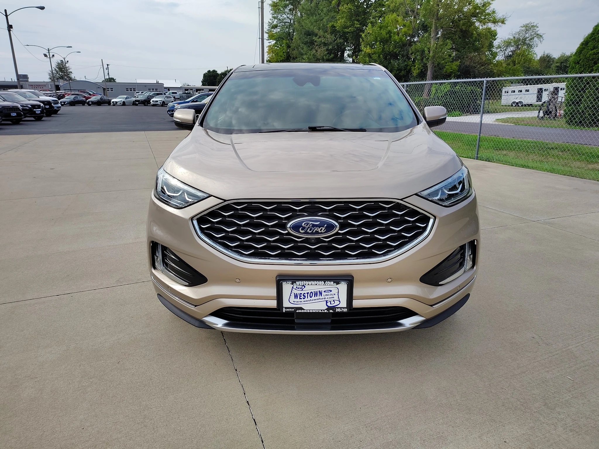 Used 2020 Desert Gold Metallic Ford Titanium image 8