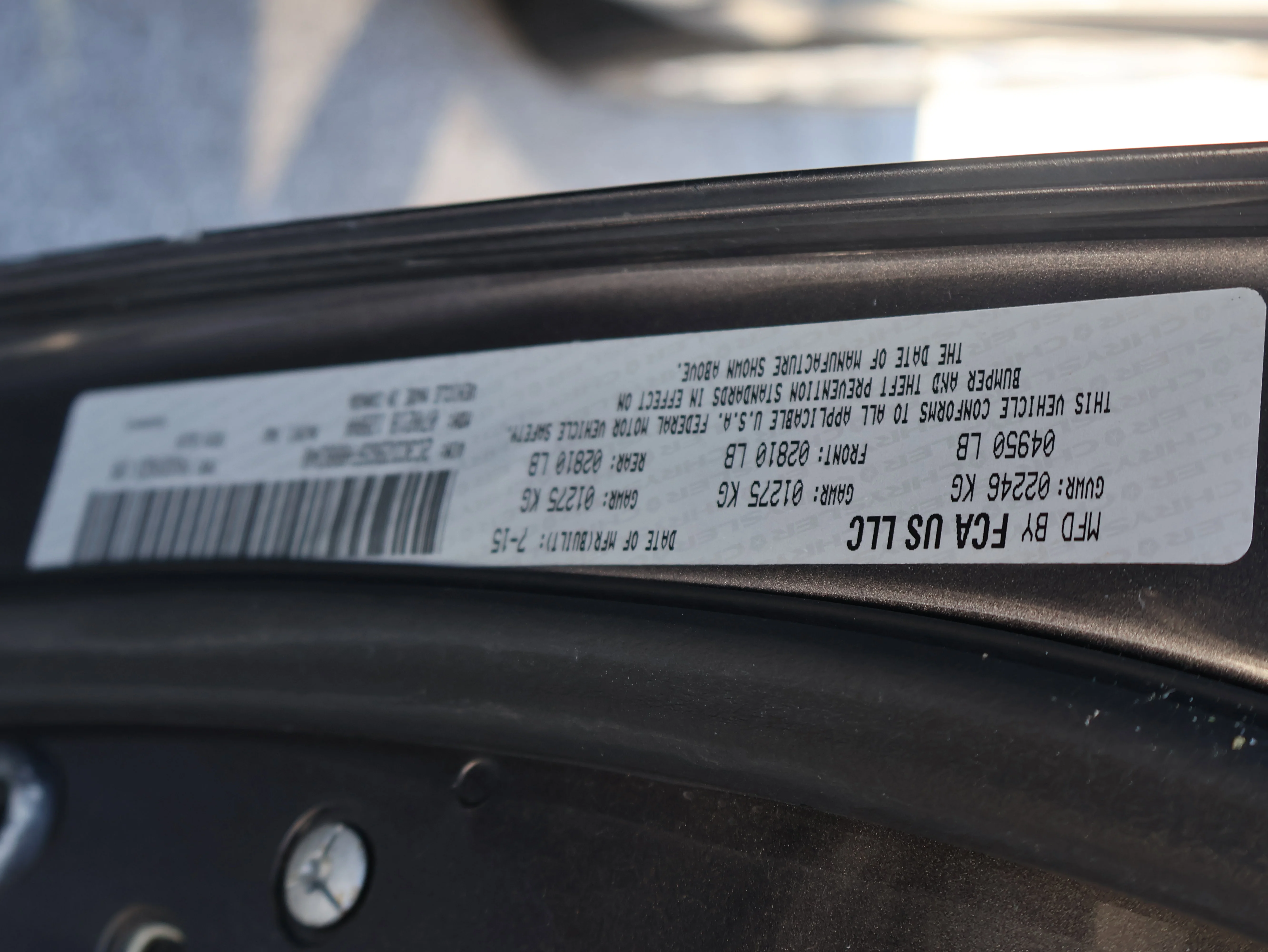 Used 2015 Granite Crystal Metallic Clearcoat Dodge SXT Plus image 32