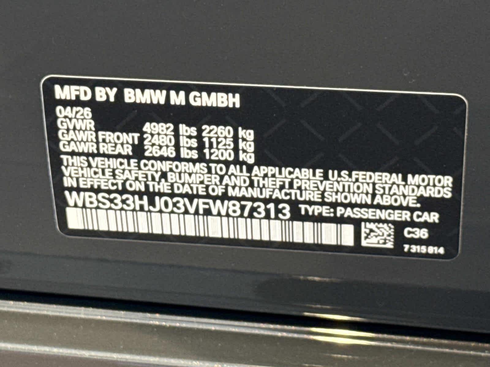 New 2027 Dravit Grey Metallic BMW Competition xDrive image 30