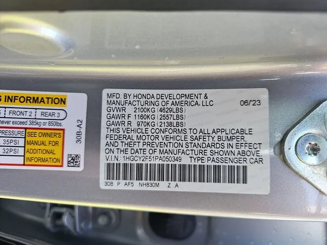 Used 2023 Silver Honda Sport image 33