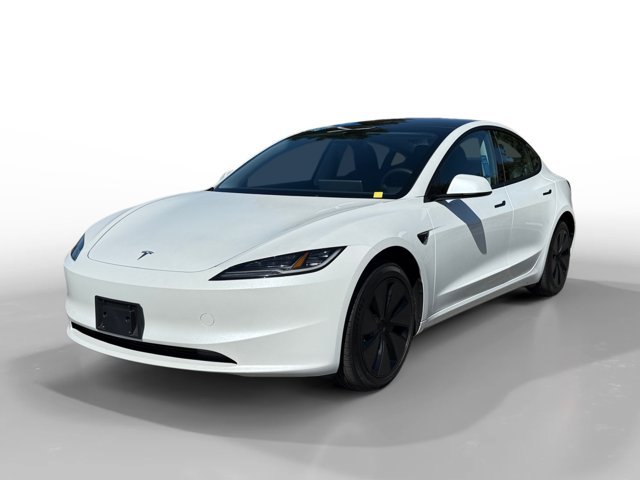 Used 2025 Pearl White Multi-Coat Tesla Long Range image 1