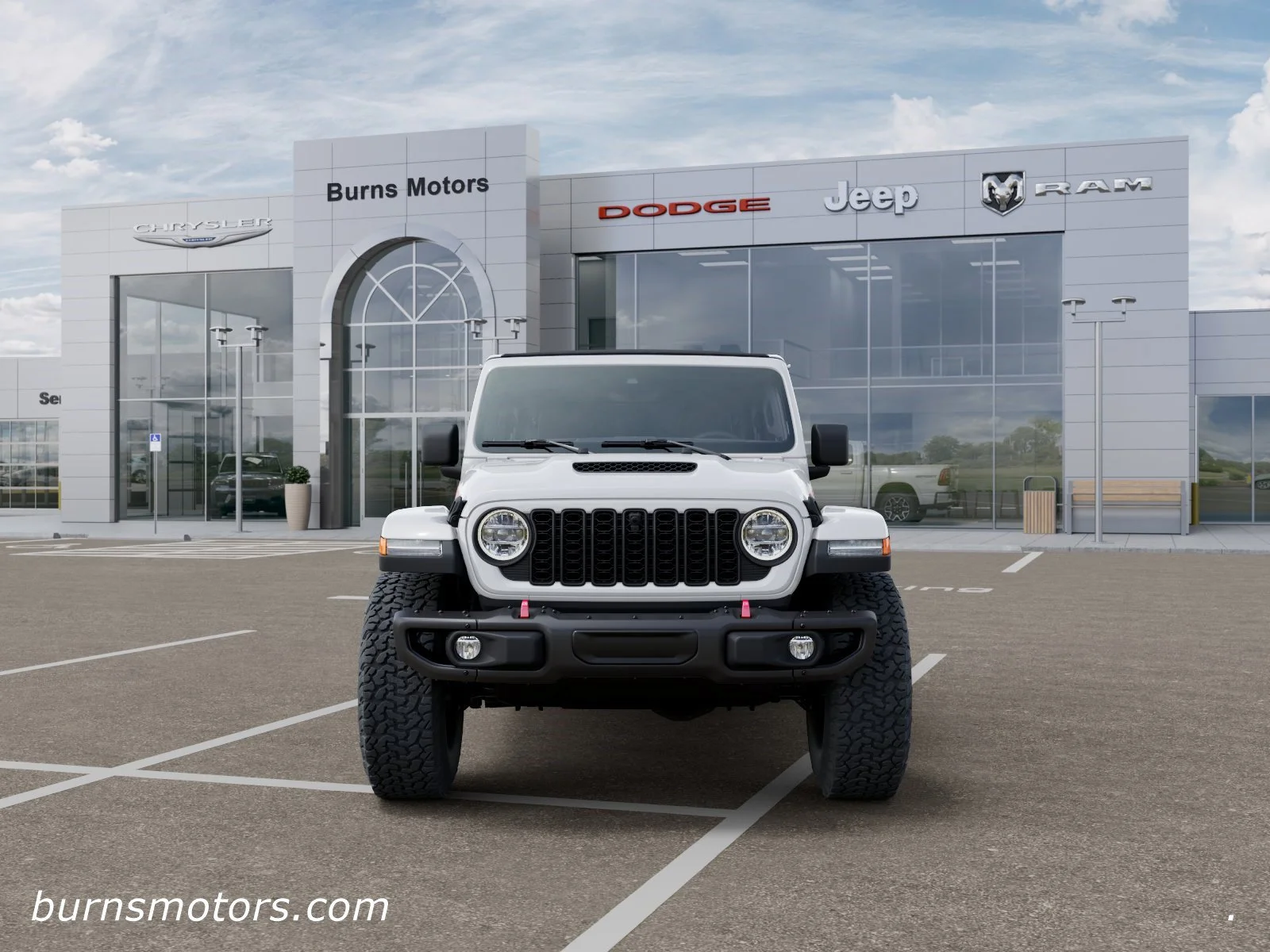 New 2026 Bright White Clear-Coat Exterior Paint Jeep Rubicon X 4-Door image 6
