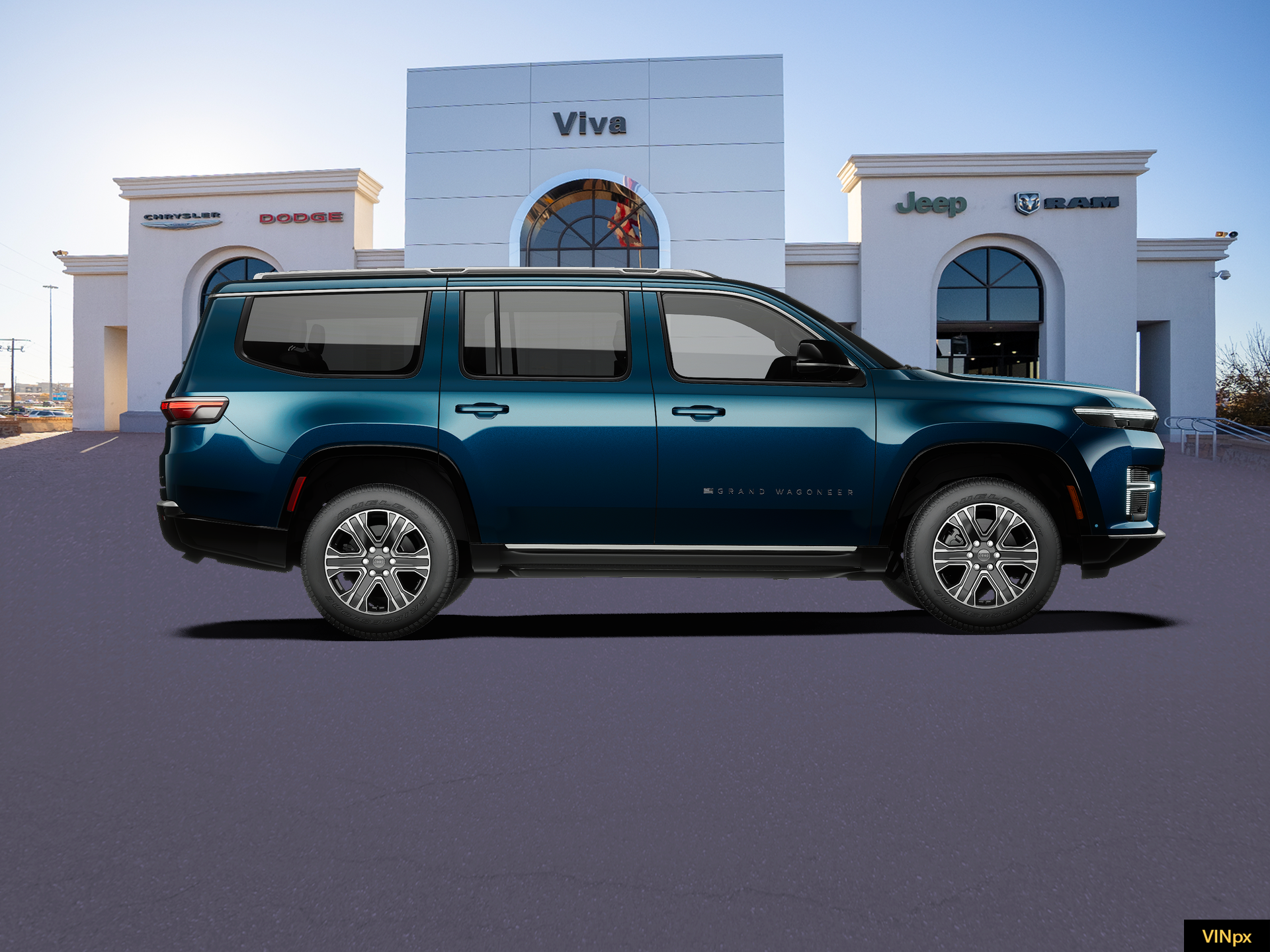 New 2027 Fathom Blue Pearl-Coat Paint Jeep Limited image 9