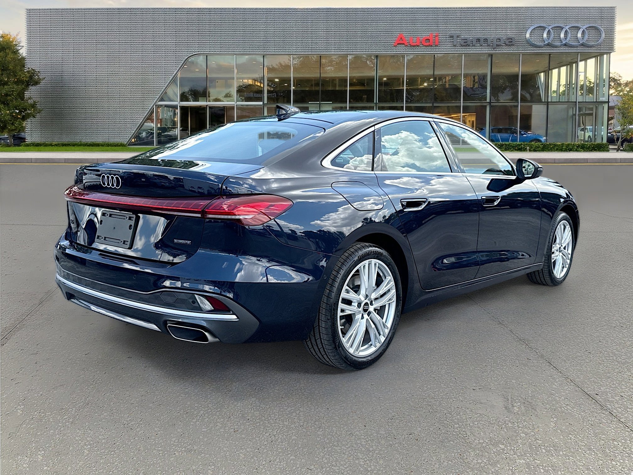 New 2026 Firmament Blue Metallic Audi Premium Plus image 3