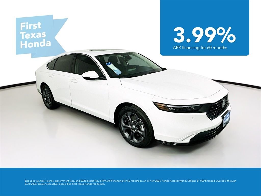 New 2026 Platinum White Pearl Honda EX-L image 1