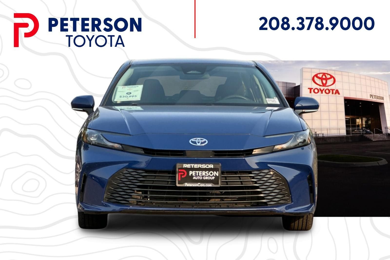 Used 2025 Blue Toyota LE image 8